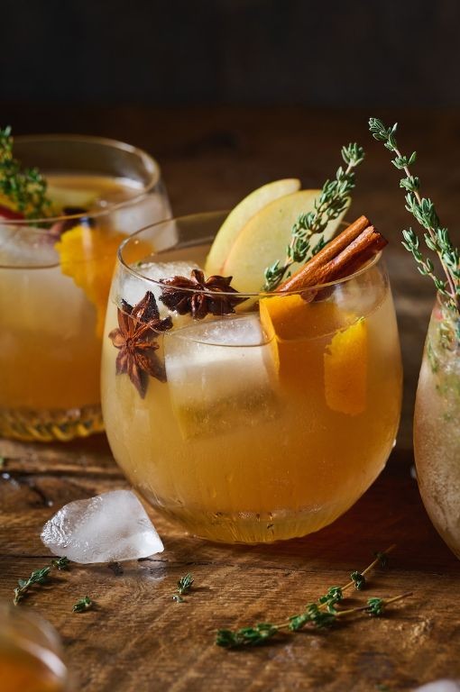Spiced Bourbon Apple Punch