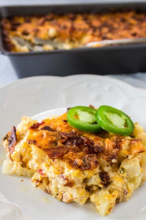 Spicy Jalapeño Hashbrown Casserole