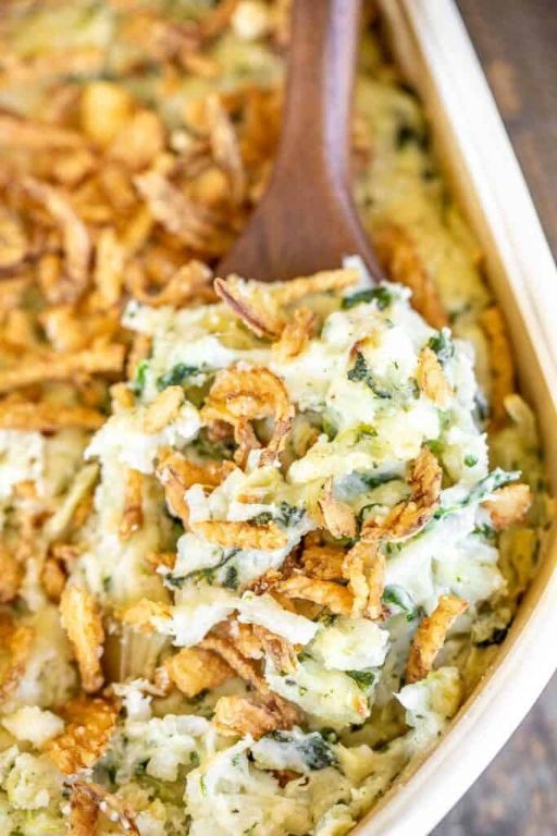 Spinach and Artichoke Hashbrown Casserole