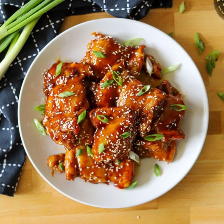 Sticky Asian Glazed Chicken Thighs