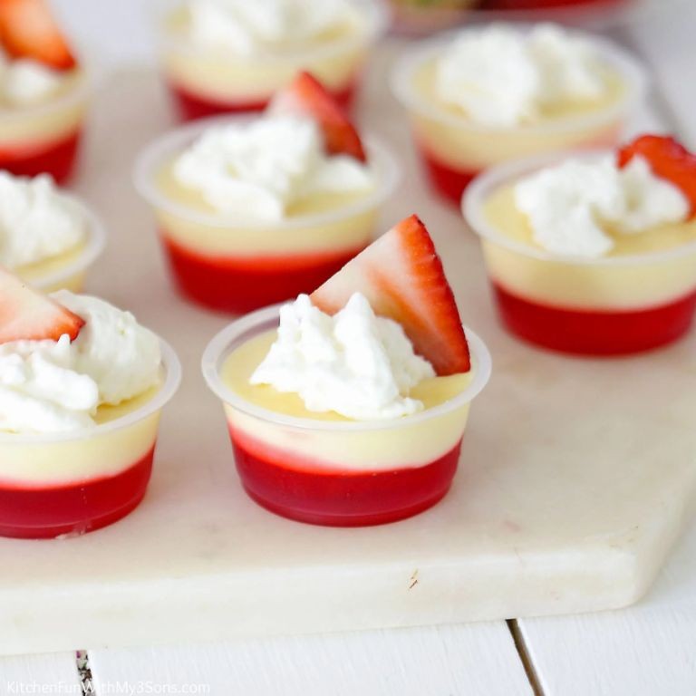 Strawberry Jello Cheesecake Pudding