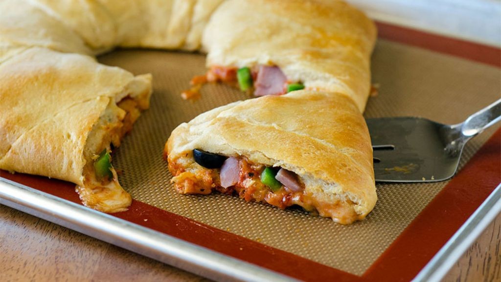 Supreme Crescent Roll Pizza