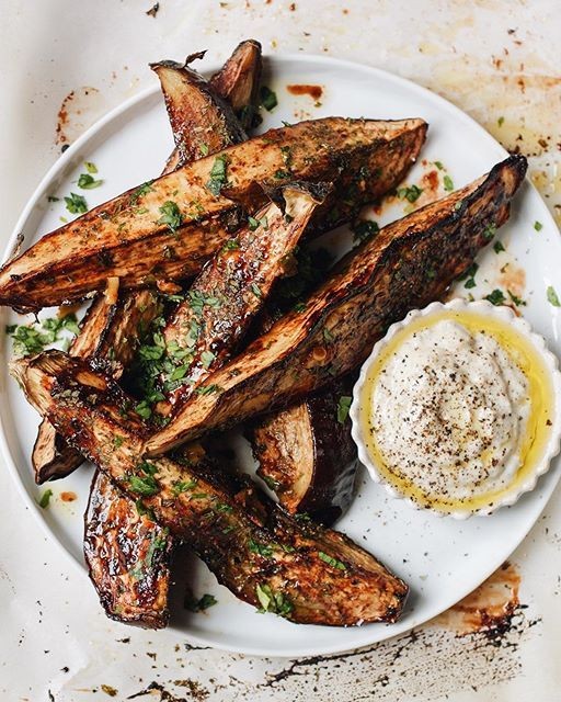 Tamarind Glazed Eggplant with Sesame Seeds