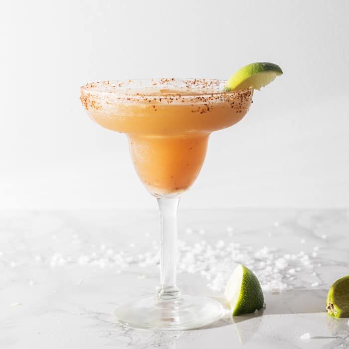 Tamarind Margarita with Chili Salt Rim