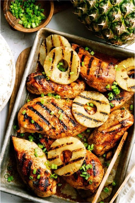 Teriyaki Baked Chicken with Pineapple Glaze