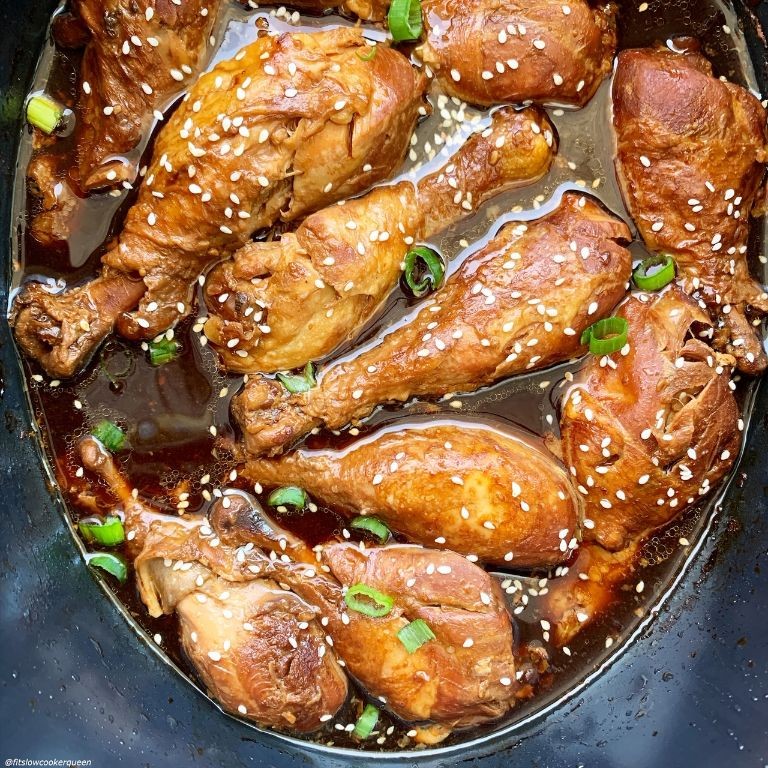 Teriyaki Crockpot Chicken Legs