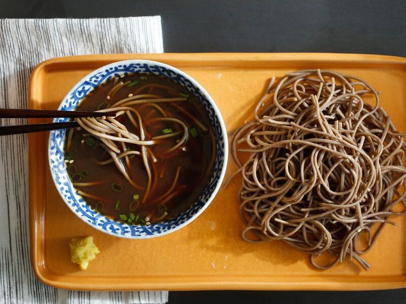 Traditional Soba Noodles with Dipping Sauce