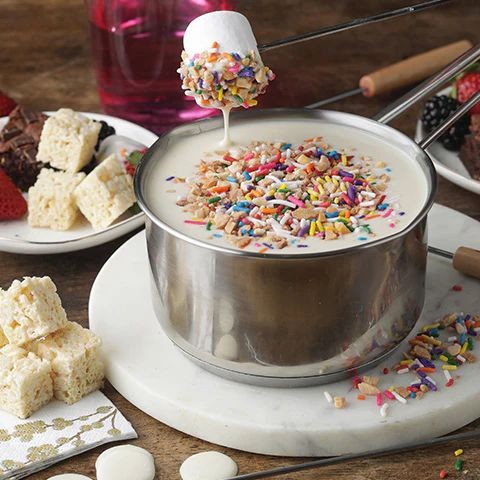 White Chocolate Melting Pot Fondue